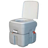 World Famous 458 Camping Flush Toilet, 10, 20 L Capacity, Polyethylene, Gray